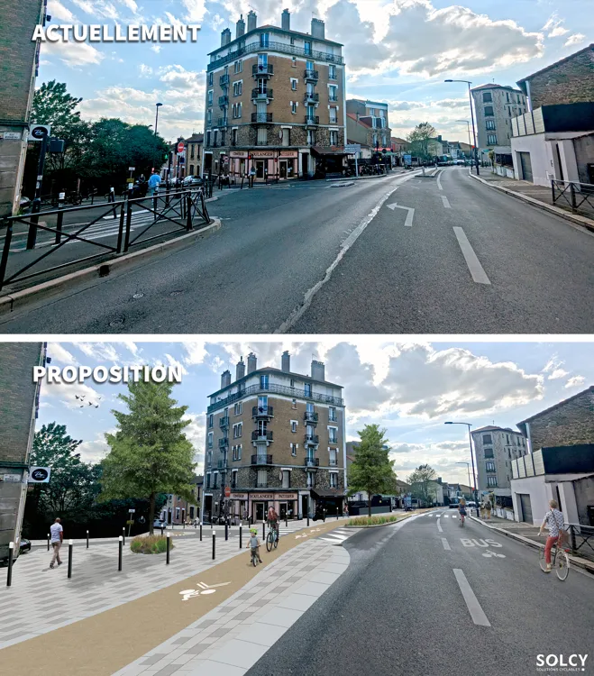 Proposition de réaménagement de l'intersection Jules Ferry